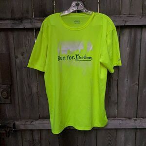 Run for Boston jersey tee sz. L